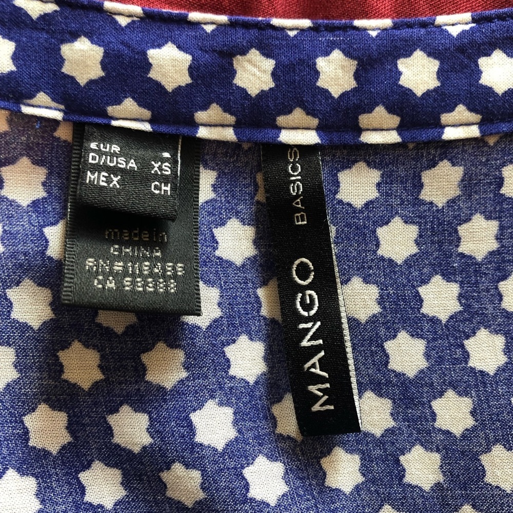 NWOT MANGO BASICS XS TUNIC / TOP / KURTI - Picture 7 of 8
